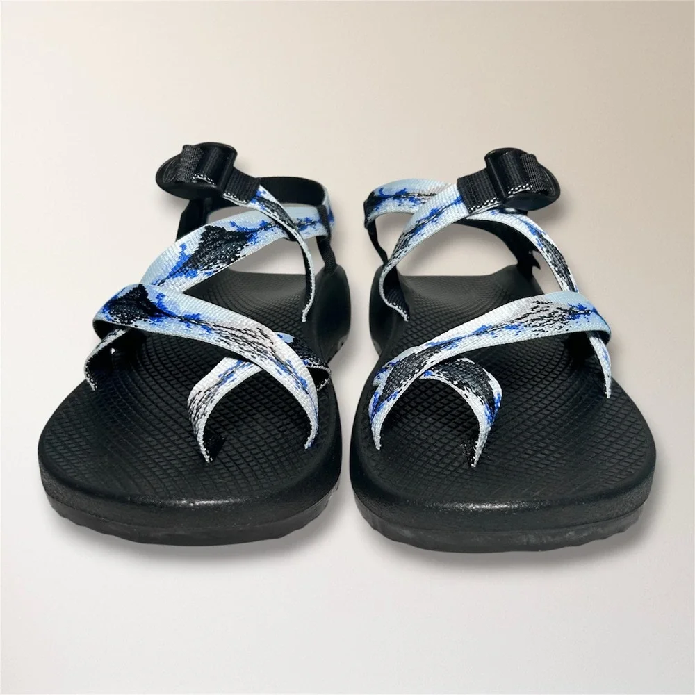 Chaco Z/2 National Park Glacier Hiking Blue Sandals Men's 10 Travel Outdoor
